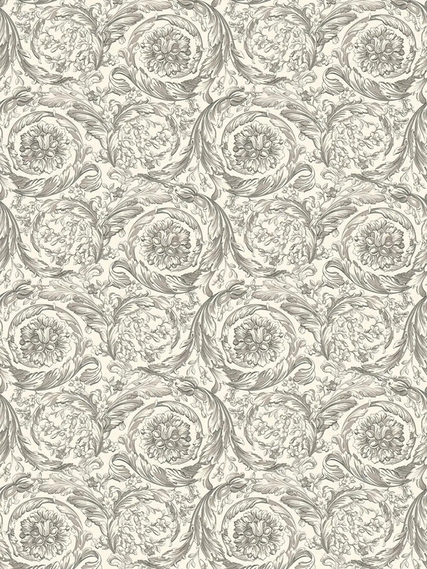 Tapeta winylowa na flizelinie z roślinnym ornamentem 79135-3