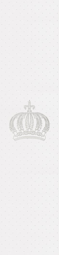 Ekskluzywna tapeta z motywem korony i dekoracyjnymi cyrkoniami 52716_outlet