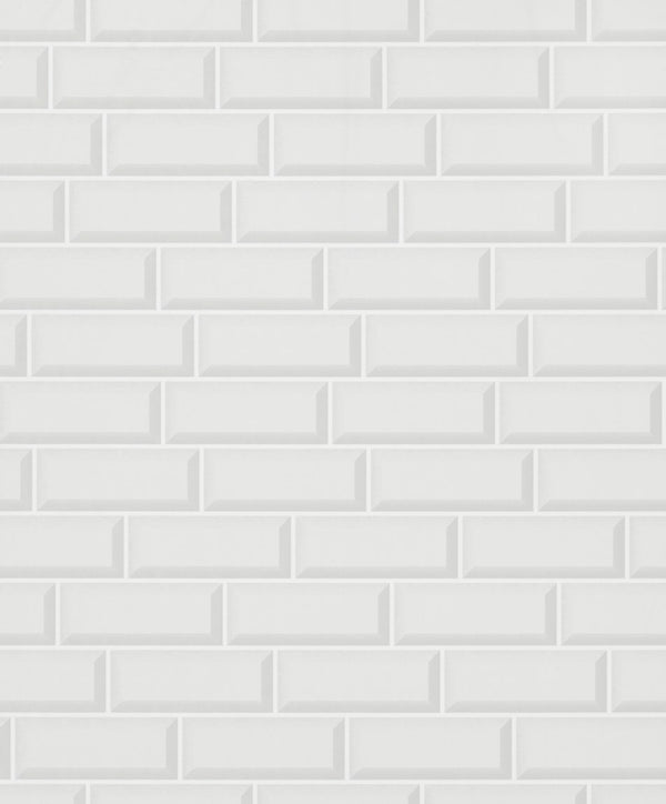 Białe cegiełkopodobne prostokąty tapety Trendy 31767