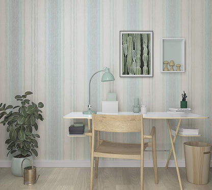 Delikatne wielobarwne piony Trendy 32654 przy stoliku i krześle