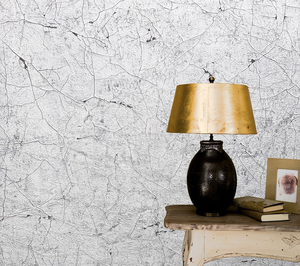 Nieregularne tło za lampą i książkami Vintage Deluxe 32803