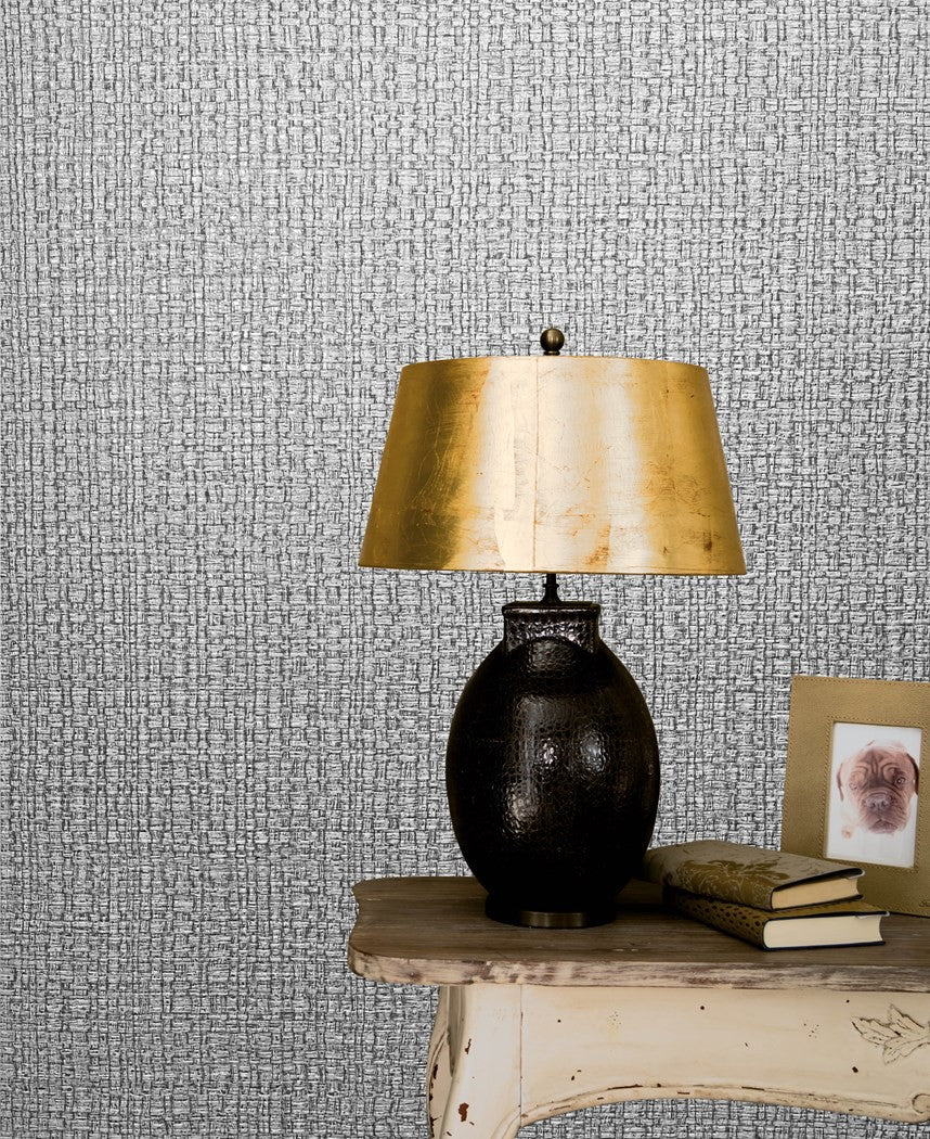 Drobny wzór za lampą i książkami Vintage Deluxe 32806