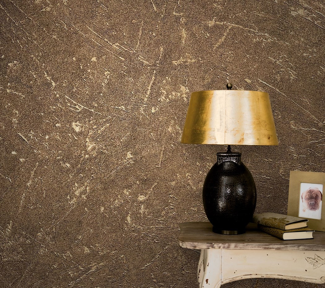 Ciemniejszy nieregularny wzór za lampą i książkami Vintage Deluxe 32819