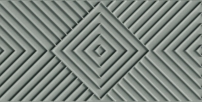 Stonowane zielone romby z ciemniejszymi liniami Shades Iconic 34485