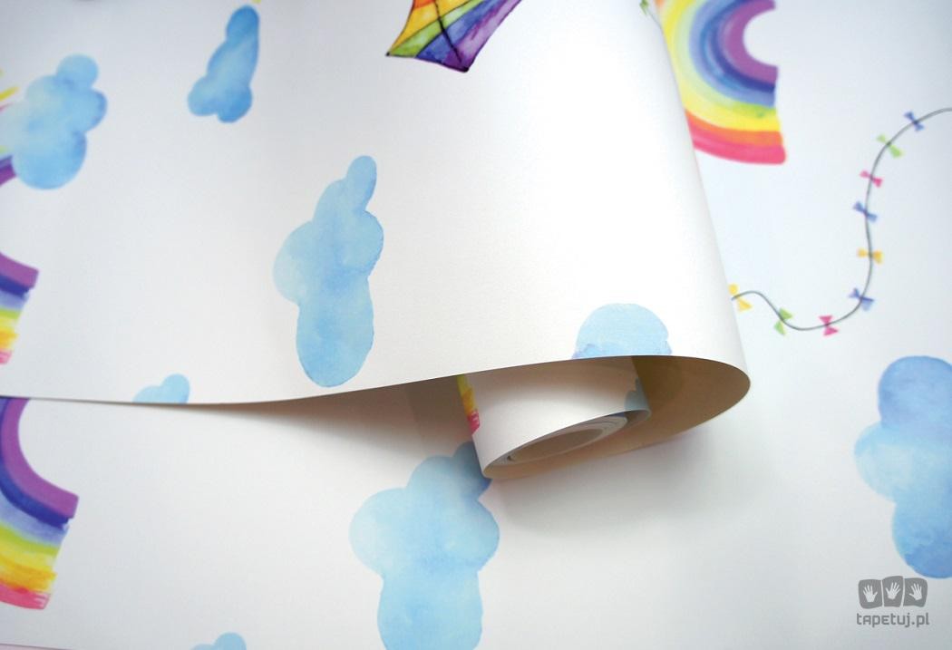 Wielokolorowa tapeta Holden Over The Rainbow tęcze latawce 91020_outlet