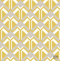 Żółta tapeta art deco w romby 105584