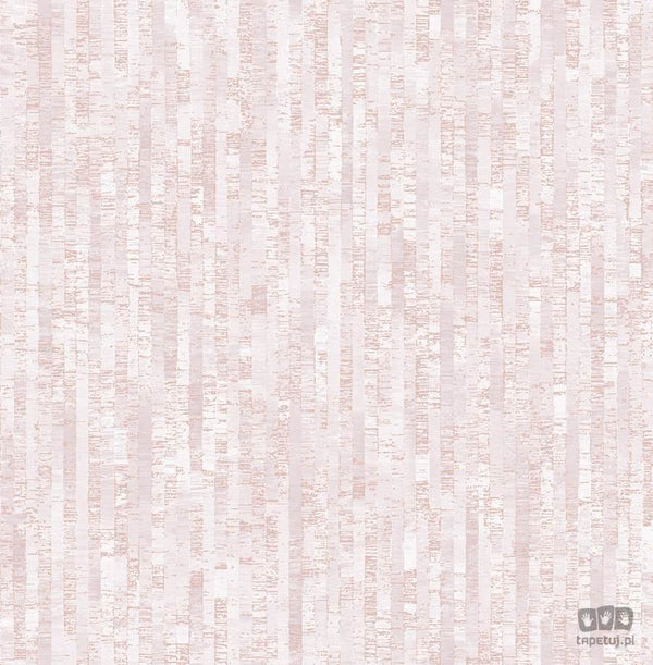 Tapeta w różowo-złote pasy 105107