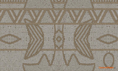 Jasna biało-beżowo-szara geometria z rombami i ostrymi pasmami tapety Paleo 50552