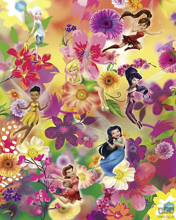 Fototapeta Fairies Flowers 021-DVD2 021-DVD2