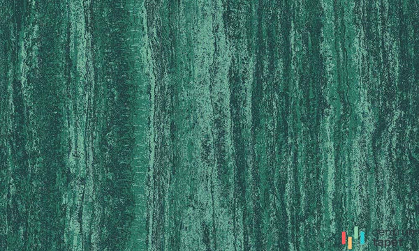 Zielona tapeta Cameo 66051 z nieregularnymi jaśniejszymi smugami