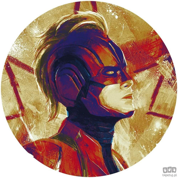 Fototapeta Avengers Painting Captain Marvel Helmet DD1-054 DD1-054
