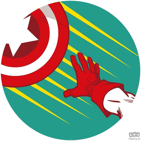 Fototapeta Avengers Captain's Shield Pop Art DD1-055 DD1-055
