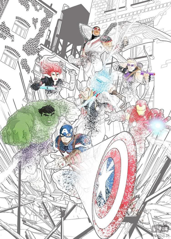 Fototapeta Avengers Attack IADX4-061 IADX4-061