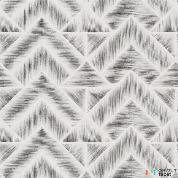 Drobne ciemne kreski w kanciastych kierunkowych polach z białawymi granicami Geometrics PDG1049/01
