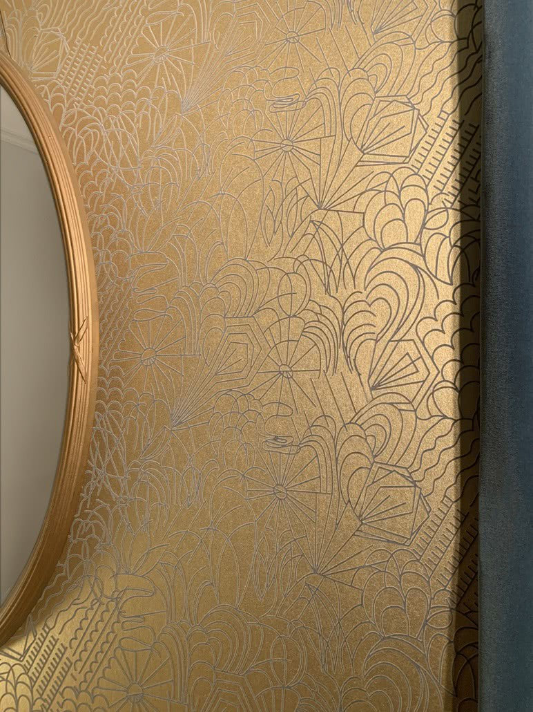 Tapeta Pop003 Modern Flock Erica Wakerly