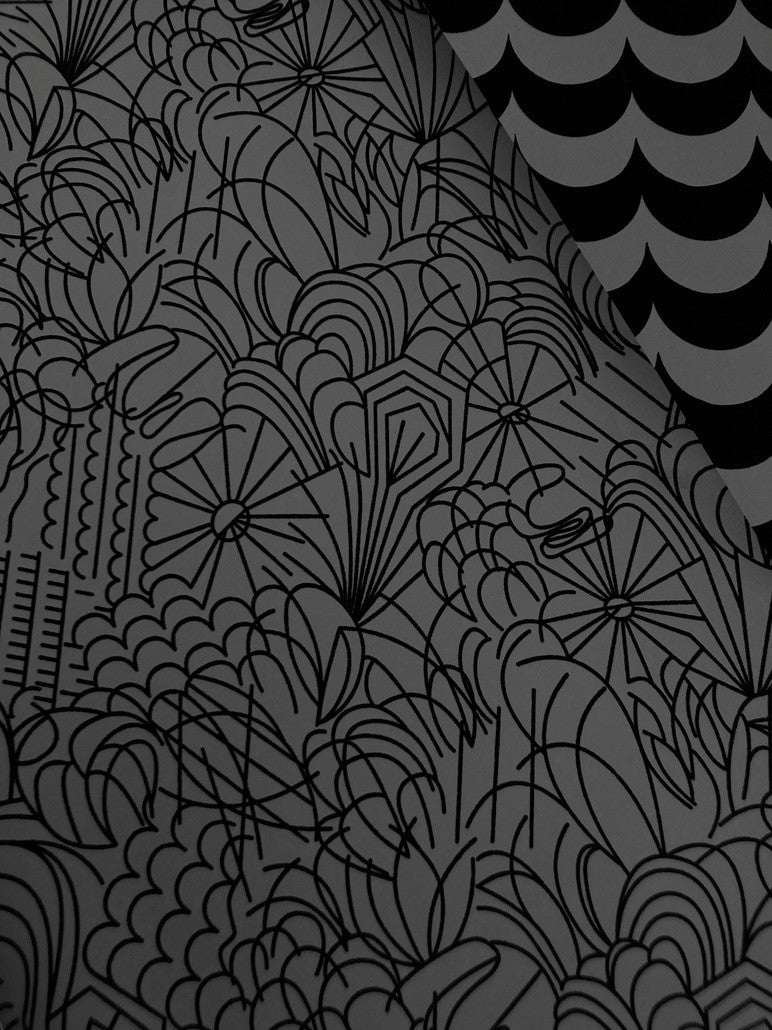 Tapeta Pop004 Modern Flock Erica Wakerly