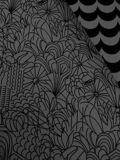 Tapeta Pop004 Modern Flock Erica Wakerly