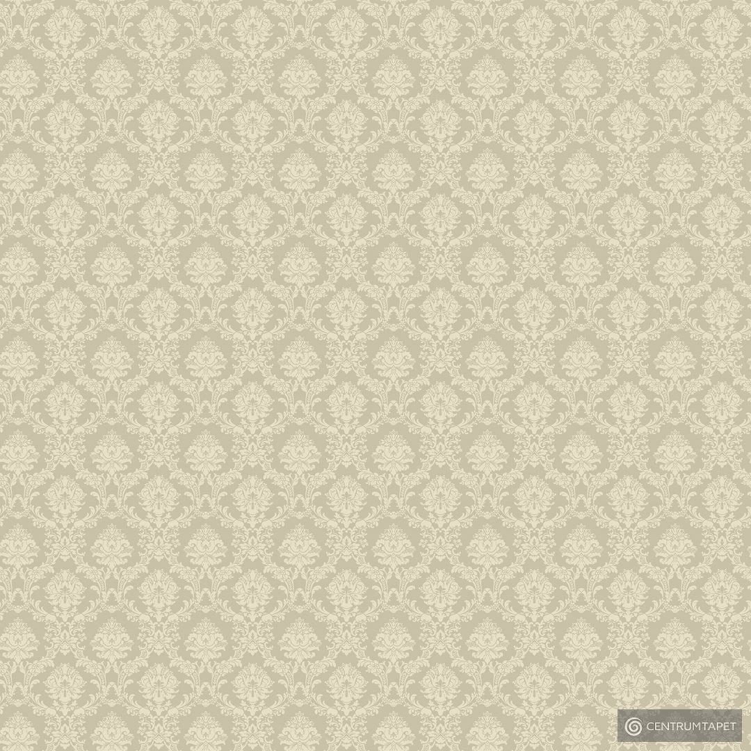 Jasne drobne ornamenty roślinne w beżowo-złotawej tonacji tapety Galerie SD36137